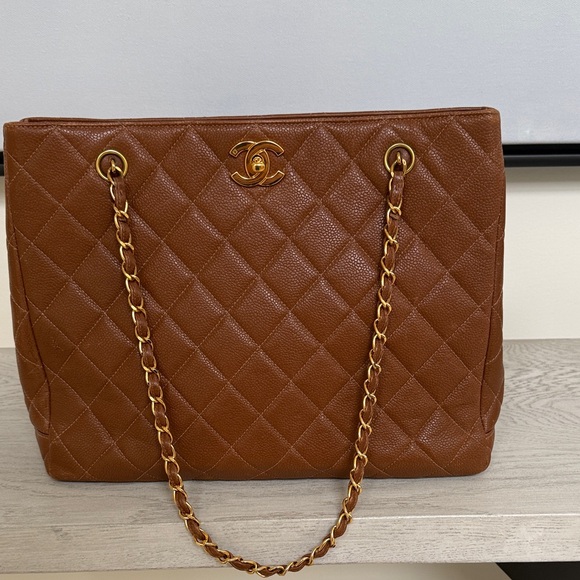 Vintage Chanel brown bag - Picture 1 of 16